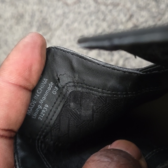 Cole Haan Black Ankle Booties with Stack Heel Size 7.5B - Picture 8 of 11